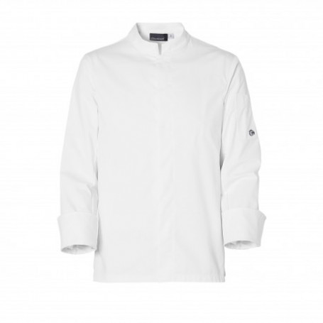 VESTE CUISINE HOMME ZEF PC Blanc - Manches longues