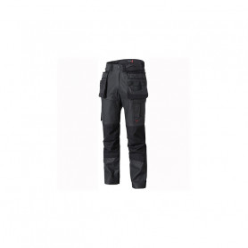 PANTALON MULTIPOCHES FAMOUS FORCE CONFORD Noir Denim