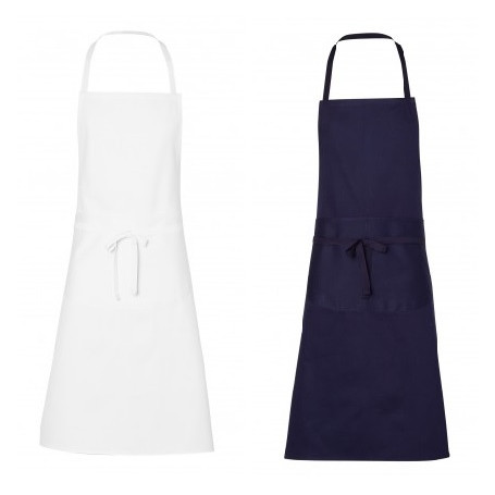 TABLIER DE TRAVAIL 100% COTON 105CM - 2 COULEURS