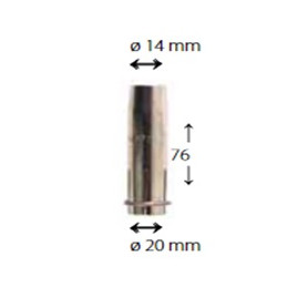 BUSE STANDARD KEMPPI FE32 D14 MM
