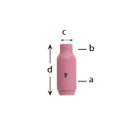BUSE GAZ CERAMIQUE TIG N° 10 D. 16.0 (PACK DE 10 Pces)