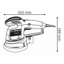 PONCEUSE EXCENTRIQUE D. 150 MM 350 W GEX 34-150 EN BOITE CARTON