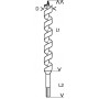MÈCHE A BOIS HELICOÏDALE 6 PANS (Plusieurs modèles)