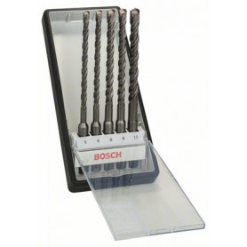 Coffret 5 forets pour perforateur SDS plus-5 Robust Line, 6 - 10 mm
