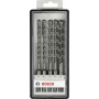 Coffret 5 forets pour perforateur SDS plus-5 Robust Line, 6 - 10 mm