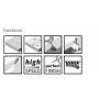 FEUILLES  ABRASIVES 93 X 186 (BLISTER DE 10) Plusieurs grains