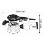PONCEUSE EXCENTRIQUE D. 150 MM 400 W GEX 40-150 AVEC COFFRET L-BOXX