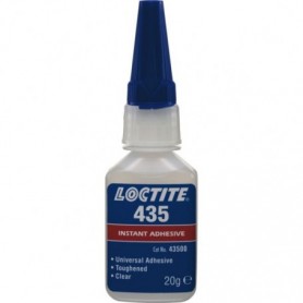 Adhésif instantané métaux, plastiques et élastomères LOCTITE 435