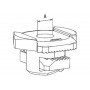 PLATINE ÉCROU FSM CLIX M 8