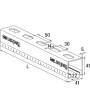 RAIL FUS 41/2,0 GALVA - Plusieurs dimensions