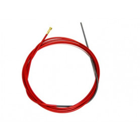 GAINE GUIDE FIL ACIER 1.0/1.2 ROUGE LG (4ML)