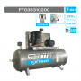 COMPRESSEUR A PISTON BI-CYL BI-ETAGE FONTE 270L 5,5CV TRI