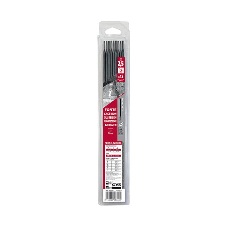 ELECTRODES SOUDAGE FONTE D.2.5 mm (Blister de 12u)