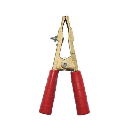 Pince de charge laiton 200 Amp - Manchon rouge