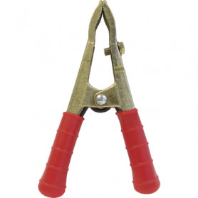 Pince de charge laiton 300 Amp - Manchon rouge