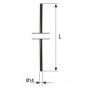 Tige rainurée pour espagnolette Tubrain® (2 dimensions)