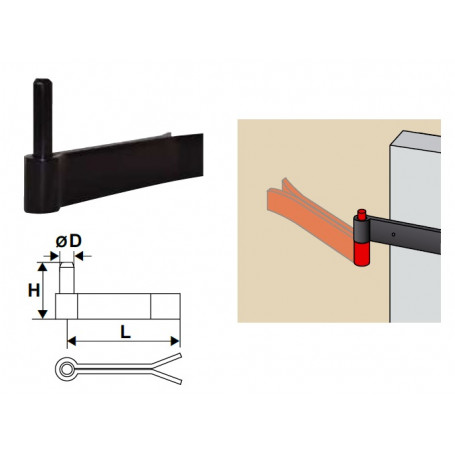 GOND A SCELLER 2 LAMES - (PLUSIEURS DIMENSIONS)