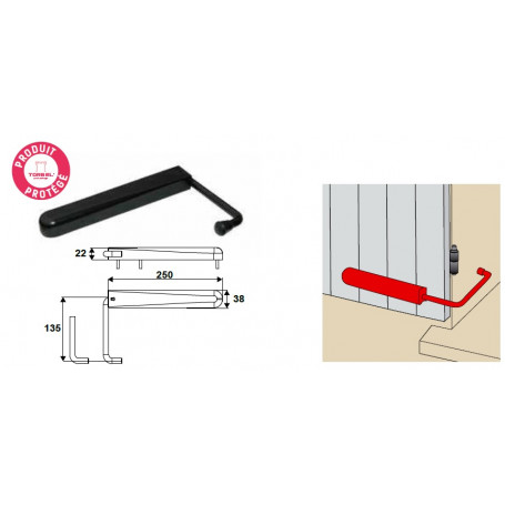 VERROUILLE VOLET SIMPLE VANTAIL D.12