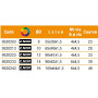 VERROU DE  BOX STANDARD POIRE ZINGUE NOIR (3 MODELES)
