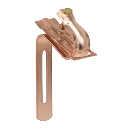 Fixation gouttière sur tuile TR90 avec adaptateur cuivre et vis