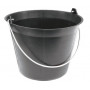 Seau de maçon plastique Noir 11 L - Anse D. 5,3 mm
