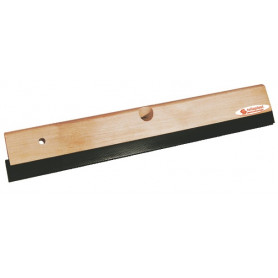 Raclette bois double caoutchouc 44 cm