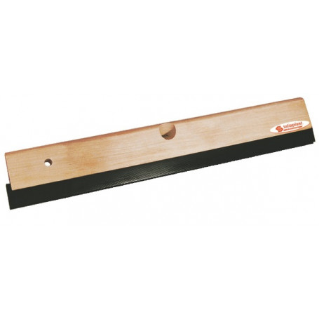 Raclette bois double caoutchouc 44 cm