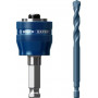 Adaptateur scie trépan Power Change Plus 11mm, foret carbure 8,5x105mm