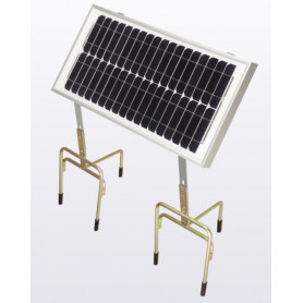 Panneau solaire 20 W + support + 2 Trépieds