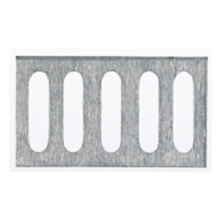 Raccord inox plat pour ruban 20mm