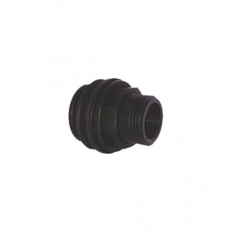 Traversée de cuve rapide plastique M.20x27/F.15x21mm