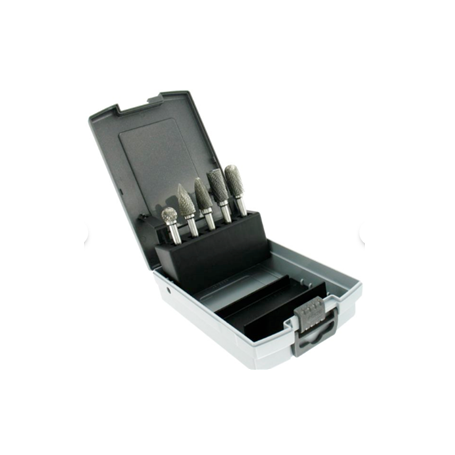 Coffret 5 fraises limes carbure queue 6mm Ø 12mm TECHNIC