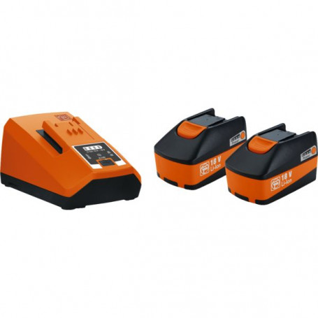 Pack 2 batteries 18V 6.0 AH LI-ION + chargeur Bluetooth