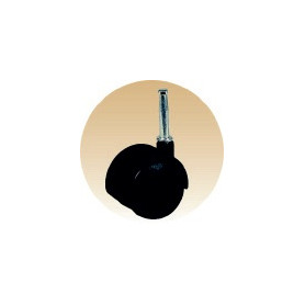 Roulette jumelée TF 50 Noire