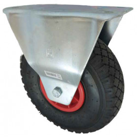 Roue pneumatique à platine fixe D. 260