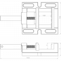 Etau perceuse 120 mm