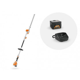 Taille-haies sur batterie Perche STIHL HLA 56 Long. 450 mm - Avec batterie AK 20 + Chargeur AL 101