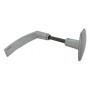 Bouton-béquille DAC Aluminium poli - 6 x 80 - 1 portée