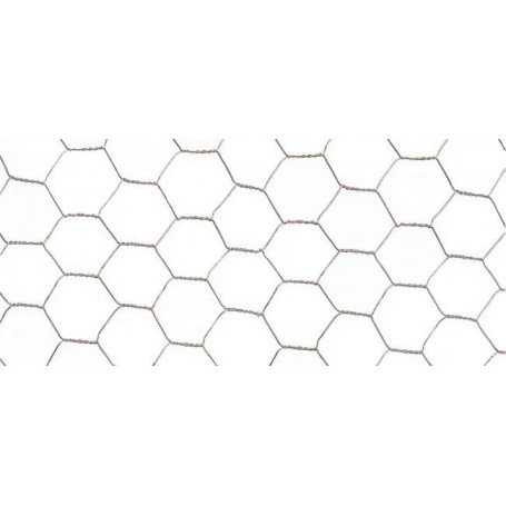Grillage triple torsion - Hauteur 1 m - Galvanisé - Fil 0,7 mm - Rouleau de 25 m