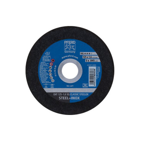Disques à tronçonner SG CLASSIC STEELOX Acier/Inox Plat