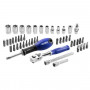Coffret de douilles et vissage 1/4" (Coffret 48 pcs)