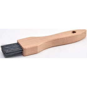Pinceau métallique - Acier rond noir
