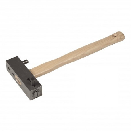 Marteau boucharde 40x40 mm - Manche bois 170 mm - Sans plaquette