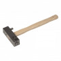 Marteau boucharde 40x40 mm - Manche bois 170 mm - Sans plaquette