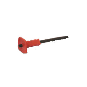 Pointerolle de maçon réaffutable avec Pare-coups - 350 x 16 mm