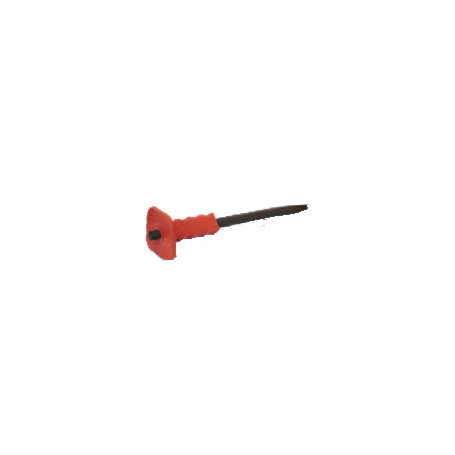 Pointerolle de maçon réaffutable avec Pare-coups - 350 x 16 mm