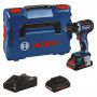 Perceuse visseuse sans fil GSR 18V-90C - Avec 2 batteries : 5,0Ah, GAL18V-40 + chargeur rapide - Coffret L-Boxx