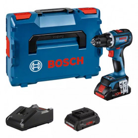 Perceuse visseuse sans fil GSR 18V-90C - Avec 2 batteries : 4,0Ah, GAL18V-40 + chargeur rapide - Coffret L-Boxx