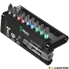Embouts de vissage IMPACT BIT-CHECK 10 Pieces (Blister)