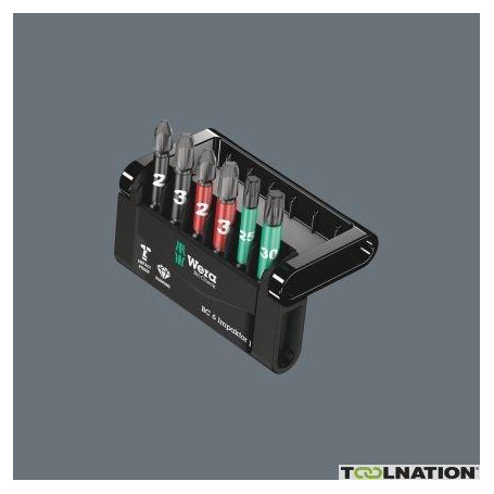 Embouts de vissage IMPACT BIT-CHECK 6 Pieces (Blister)